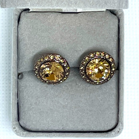 kate spade Smoky Brown Gem Earrings - Picture 2 of 3